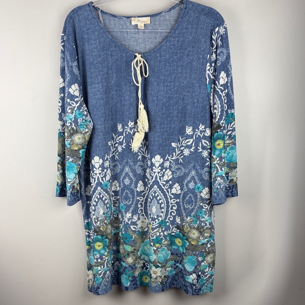 Misia women’s floral tunic top in large